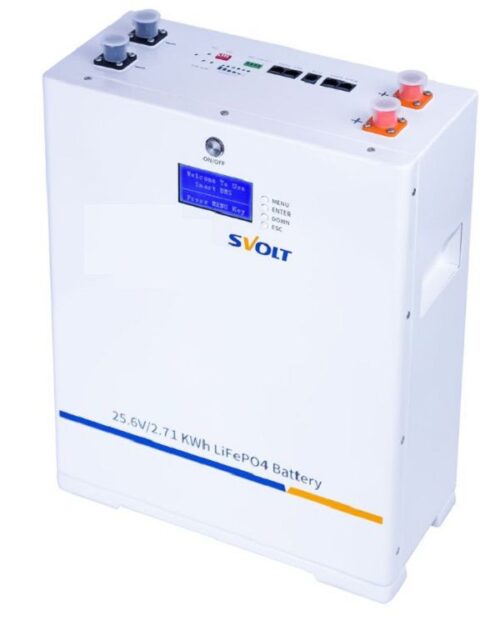 Lithium Battery 2.71kwh SVolt 25.6v 106ah