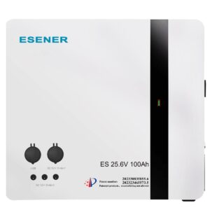 ESENER Multi-Function Batteries (Wall Mounted) – 25.6V / 2.56kWh / 100Ah