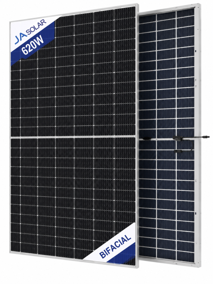 620W JA Bifacial solar panel – SaSolarExperts